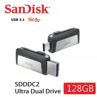 在飛比找momo購物網優惠-【SanDisk 晟碟】[全新版]128GB Ultra D