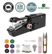 Maquna Para Coser Ropa Portatil De Mano Baterias AA Con Kit De Costura Hilos