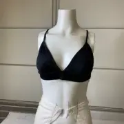BILLABONG A/Div Banded Triangle Bikini Top Women's Size L/12 Black