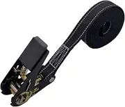 Ratchet Tie Down Straps | Adjustable Ratchet Straps | Heavy Duty Car Tie Down Axle Strap, Reinforced Tire Strap with Ratchets, 1760lb Break Strength for Motorcycles, Trailers, Home Use