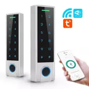 Wifi Remote Access Door Lock Tuya APP Fingerprint RFID Waterproof Keypad 125Khz