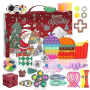 Christmas Advent Calendar Gift Fidget Toys 24 Days Pack Set Anti Stress Kit Stress Relief Fidget Toy Blind Box Kids