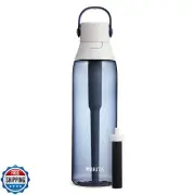 Brita Hard-Sided Plastic Premium Filtering Water Bottle, BPA-Free, Reusable,