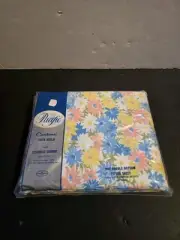 VINTAGE MIRACALE Double FITTED SHEET~GARDEN FANTASY~54"X75"~
