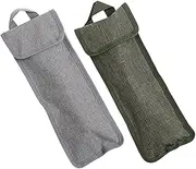 Mipcase 2Pcs Tent Stake Storage Bag Pouches for Camping Hiking and Outdoor Use Durable Tent Stakes Pouch for Easy Organization