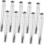 LALADEFIEE Long Thick Lashes in Minutes 10pcs Stylish Flower Eyelash Brush Set Portable Lash Spoolies for Women Makeup Supplies