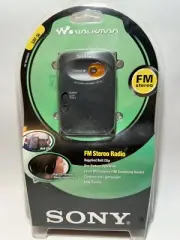 SONY SRF-56 FM Walkman Radio High Performance Stereo Headphones NIB 2001 Vintage