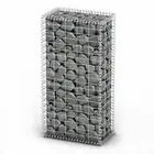 vidaXL Gabion Basket with Lids Galvanised Wire 100 x 50 x 30 cm HEE
