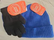 Wonder Nation Boys Winter Hat and Gloves Set