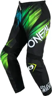 Oneal Element Voltage Motocross Pants, black-blue, Size 40 Black Blue