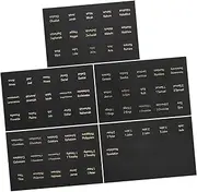 KALLORY 5sheets Bible Index Tabs Adhesive Book Tabs for Efficient Bible Study Easy Read Section Labels for Quick Reference Accessories for Women Men