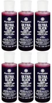 Permatex 81950 Ultra Slick Engine Assembly Lube BULK BUY - TRADE PACK 118ml x6