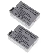 2x Battery For LP-E8 Canon EOS 550D 600D 650D 700D Kiss X4 X5 X6 X6i X7i