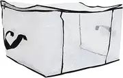 TIDTALEO Quilt Organizer Large Capacity Storage Bag Waterproof Moisture-proof for Bedding Decorative Storage Clothing Bag