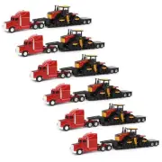 Sealed Case of 6 ~ 1/64 Versatile 580DT w/ Semi & Lowboy Trailer ERTL 16453