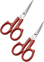 Professional Beauty Scissors Facial Eyebrow Trimmer Hair Mustache Nose Hair Cutting Tool