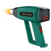 2000W Heat Gun Electric Hot Air Gun LCD Display Dual Temperature Heat Gun Tool