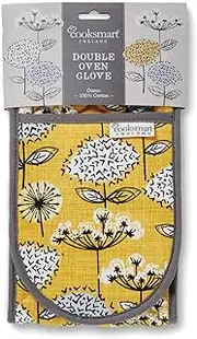 Cooksmart Double Oven Glove, Cotton, Mustard, One
