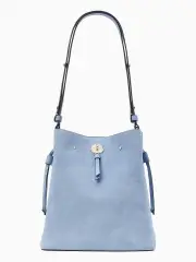 marti suede mixed material large bucket