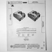 Airline Models GTL-3841 GTL-3842A Reel Tape Deck - SAMS Photofact ™ 1960 - New