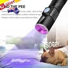 Ultra Violet Torch Mini UV Flashlight 365nm 3 Modes for Dog Cat Urine Pet Stains