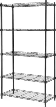 5 Tier Plant Stand Metal Corner Shelf Flower Pot Shelving Unit Bookshelf Tall St