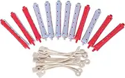 Baluue 12pcs Perm Tools Curling Wand Hair Curler Hair Perming Rods Hairdressing Curling Rods Cold Wave Curlers Cold Wave Rods Hairdressing Styling Tool Plastic Perm Rods Perm Hair Kit Pp