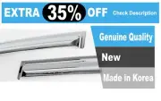 CHROME WEATHER SHIELDS WINDOW VISOR DOOR VISOR SSANGYONG ACTYON 2007-2011 WAGON
