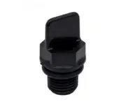 Genuine Raypak Drain Plug 006721F for 185/R185A/R185B *Black Plug & Oring ONLY
