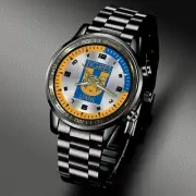 LIGA MX Tigres UANL Special Black Stainless Steel Watch, Sophistication Defined