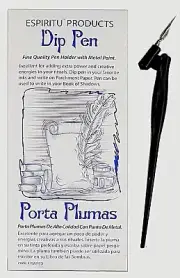 DIP PEN WITH METAL NIB 7" BOLÍGRAFO DE INMERSIÓN CON PUNTA DE METAL 7"