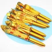 Egyptian Pharaoh Blue Ink Ballpoint Pen Hot Stamping Mummy Writing Ballpoint H√