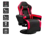 Ergolux Hotshot Recliner Gaming Office Chair (Black/Red)