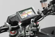 SW-Motech GPS mount for handlebar - Black. Shock absorbent.