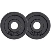 METEOR 0.5kg Standard Weight Plates, Cast Iron Weightlifting Plates, Exercise Weight, Gym Weight, Barbell Weight, Dumbbell Weight