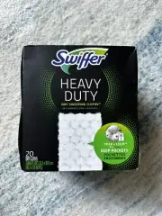 Swiffer Sweeper 20-Count HEAVY DUTY Dry Sweeping Cloths Mop Pad Refill Unscented