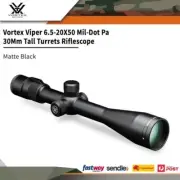 Vortex 6.5-20x50 Viper Pa 30mm Tall Turrets Riflescope Matte Black #vovprm06md