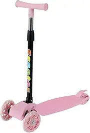 Portable Scooter | Foldable Mobility Scooter,Three-Wheel Flashing Bike LED for Ages 2-8 Boys Girls Riders Beginners Outdoor Commuting Home Camping Backpacking