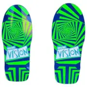 VISION - DOUBLE TAKE OG SKATEBOARD DECK - REISSUE - 10"-BLUE/GREEN-DOUBLE SIDED