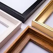 YIVIVEN Floater Frame for 16"x20"Canvas Painting,7/8" Dept Canvas Floater Frame,Floater Frames,Floating Canvas Frame,Canvas Frames,Canvas Art Frames(White)