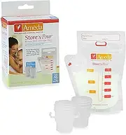 Ameda Store N Pour Breast Milk Storage Bags 20 Pack + Adaptors