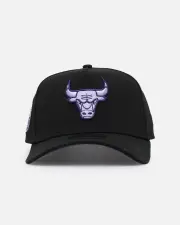 [New Era] New Era Chicago Bulls 'Purple Haze' 9forty A-frame Snapback Black/purple - Size ONE ONE B/Purple