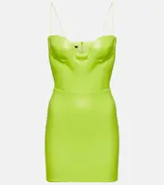 [Alex Perry] Alex Perry Sweetheart bodycon minidress AU 16 yellow