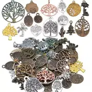 Tree of Life Charm Pendants for Jewelry Making Necklace Bracelet Anklet