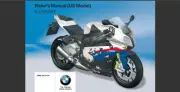2009 BMW S 1000 RR USA Model owner's manual