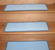 13 Step 9'' x 25'' + 1 Landing 25'' x 27'' Tufted carpet Wool Stair Treads .