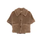[Max Mara] Max Mara Button-up Jacket S-M BROWN