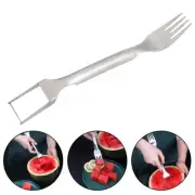 Time Saving 2 in 1 Watermelon Cutting Tool Stainless Steel Fruit Cutter