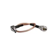 FME Male to CRC9 plug male RA right angle pigtail cable RG316 15cm for Wireless