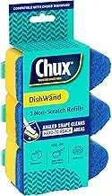 Chux Non-Scratch Dishwand Sponge Scourer Refills (Pack of 3)